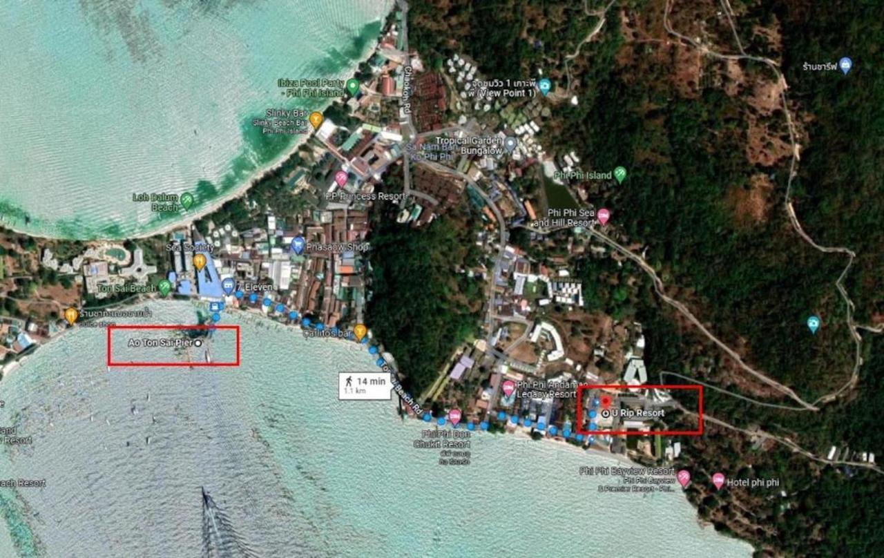U Rip Resort Phi Phi Hotel Exterior foto